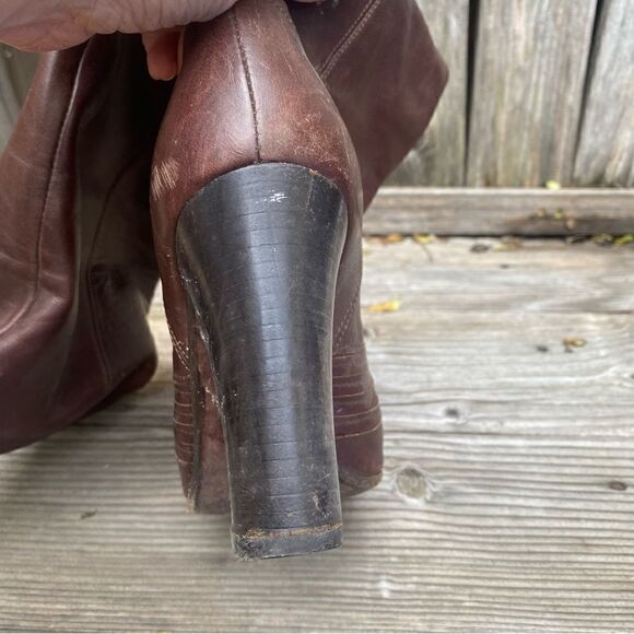Miss sixty brown high leather boots size 37 - Picture 6 of 16